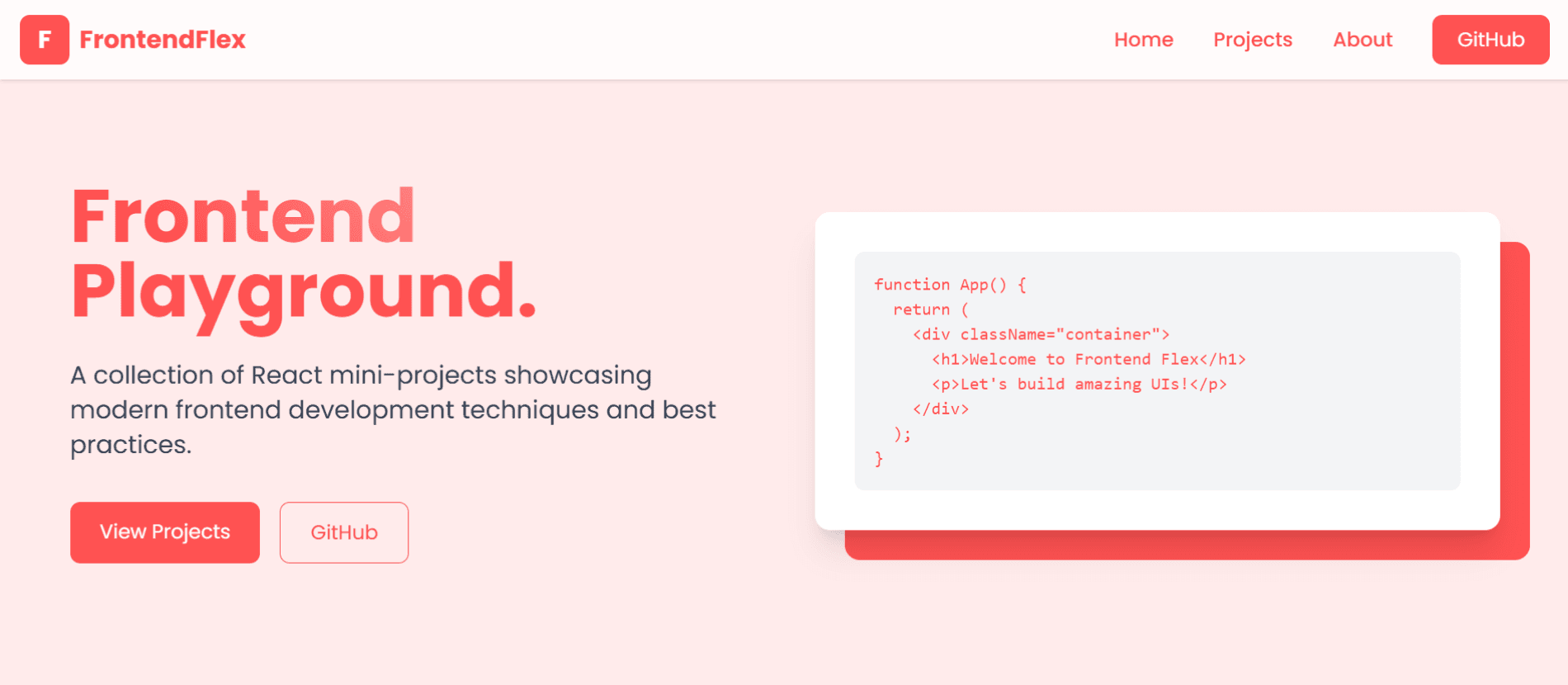 FrontendFlex screenshot